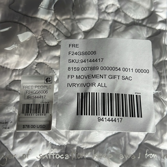 Free People Movement Gift Sac - Picture 6 of 6